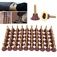 Moxibustion- 60 piezas Rollos de Moxa Adhesivo se Adhiere a Moxa Cono de Moxa Pura con Base de Vela Moxa Rolls Sticks…